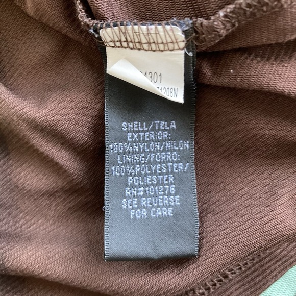 Nicole By Nicole Miller Womens Top Orange Brown Y2K Style Lined Chic Size Small - Picture 13 of 16